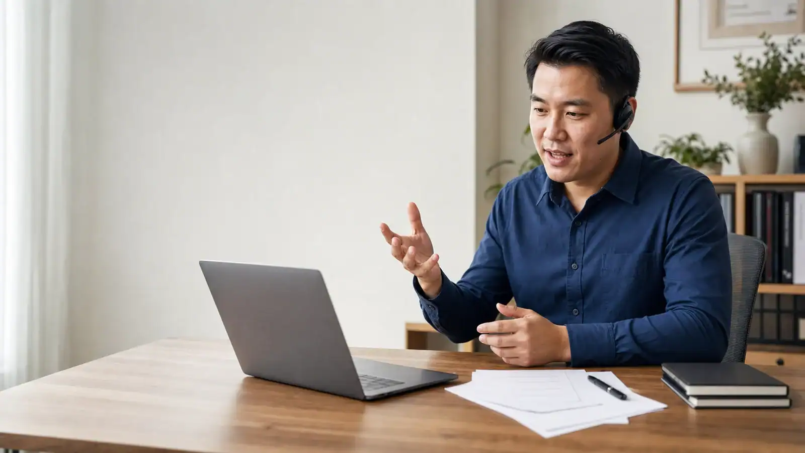 ผู้เรียนในคอร์ส Business English for Work เรียนภาษาอังกฤษออนไลน์ตัวต่อตัว